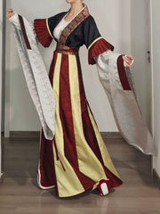 Huoxing 火星 Fire Star Northern Southern Dynasty Restoration Feather Sleeve Ruqun