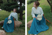 Caiqun 彩裙 Multi Color Basics Baidiequn Skirt