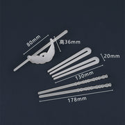 Bai Yu 白玉 White Jade Imitation Han Dynasty Unisex Crown & Hairstick Set