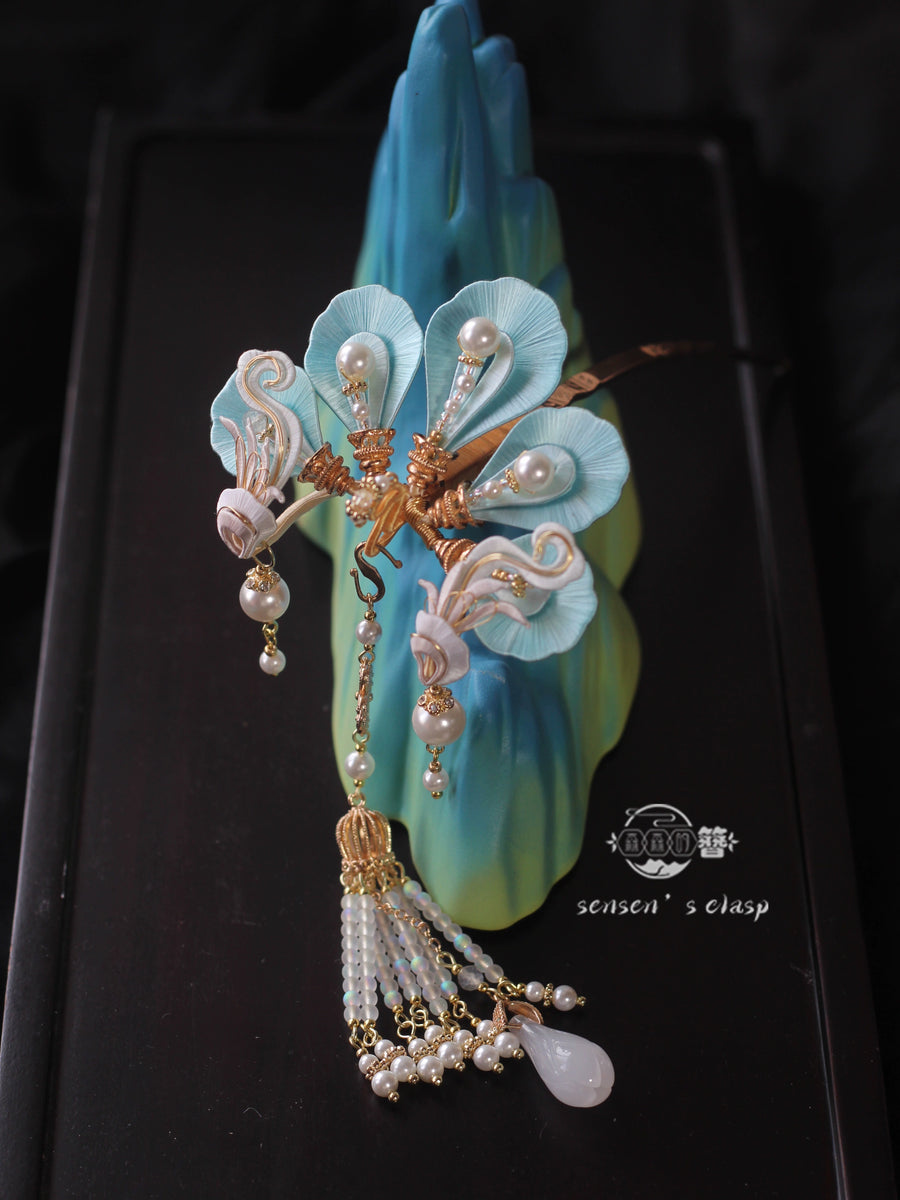 Xiao Feng 小凤 Little Phoenix New Chinese Style Pearl Tassel Hairpin