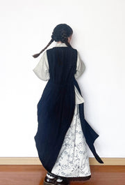 Wen Xueshe 文学社 Literary Society Modernized Ming Song Dynasty Bijia Vest & Songku Pants Set