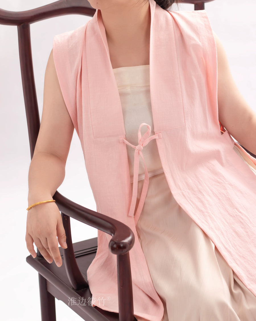 Bei Xin 背心 Ming Dynasty Unisex Pure Cotton Vest