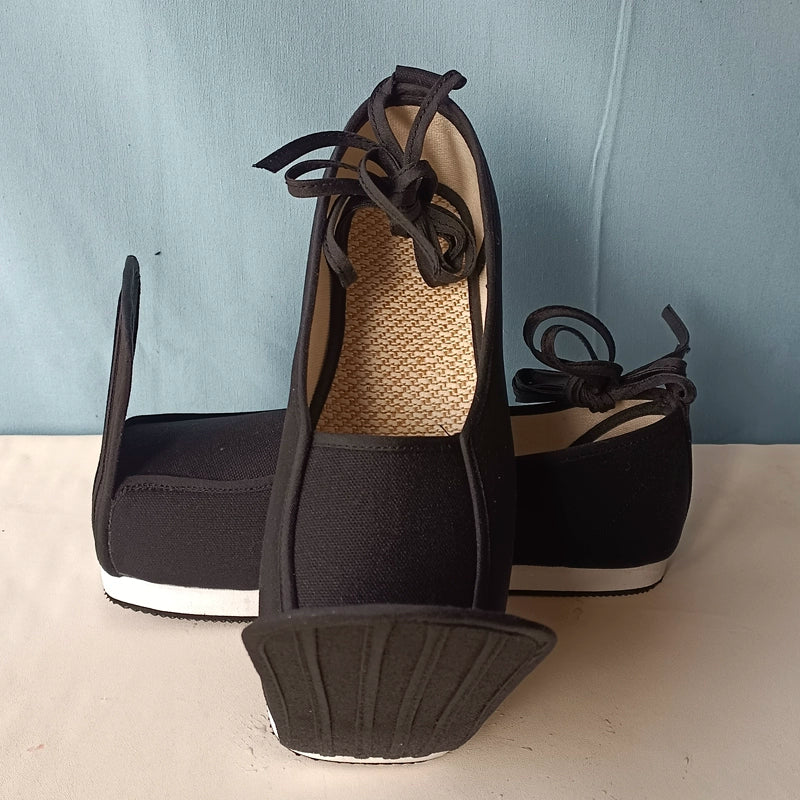 Mu Tan 木炭 Charcoal Song Ming Men's Qiaotou Raised Head Square Shoes