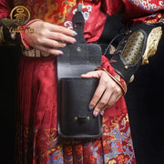 Lion Hoof 狮蹀躞包 Tang Ming Unisex Side Saddle Phone Bag