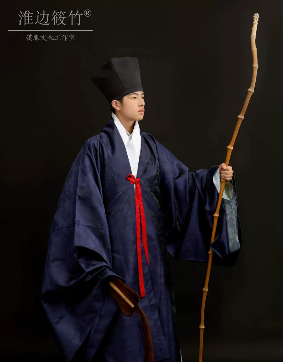 Mo Lan 墨蓝 Ink Blue Ming Dynasty Men's Restoration Pifeng