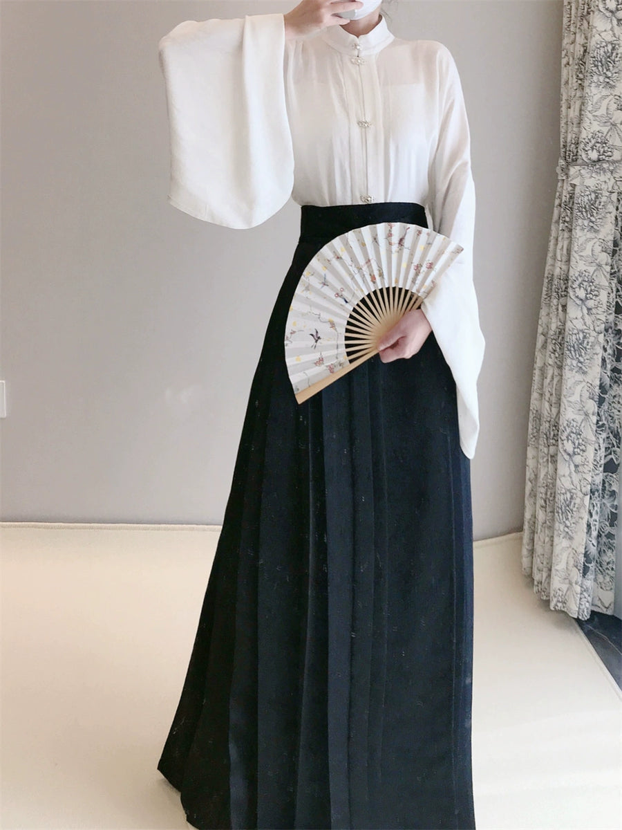 Yue Liang 月亮 Moon Beam Pastel Mamian Skirt