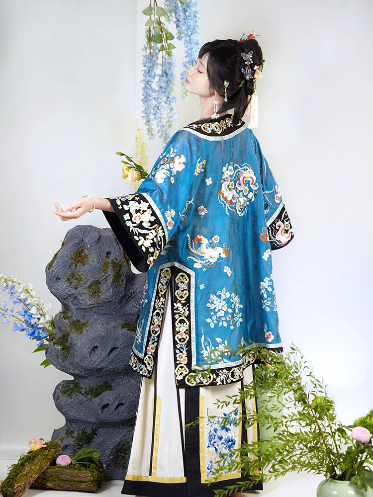 (Presale) Dan Ya 淡雅 Delicate Qing Han Embroidered Round Collar Set
