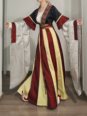 Huoxing 火星 Fire Star Northern Southern Dynasty Restoration Feather Sleeve Ruqun