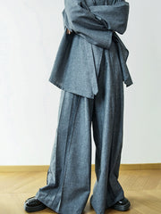 Pure Spirit 纯粹精神 Modernized Men's & Unisex Pure Cotton Denim Pansuit Set