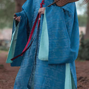Mo Lan 墨蓝 Ink Blue Ming Dynasty Men's Restoration Pifeng