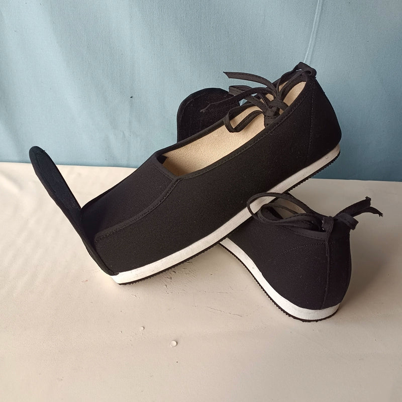 Mu Tan 木炭 Charcoal Song Ming Men's Qiaotou Raised Head Square Shoes