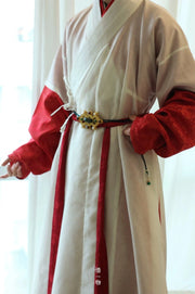 Chan Zhi 缠枝 Tangled Branches Early Ming Dynasty Men's Dahu Short Sleeve Robe