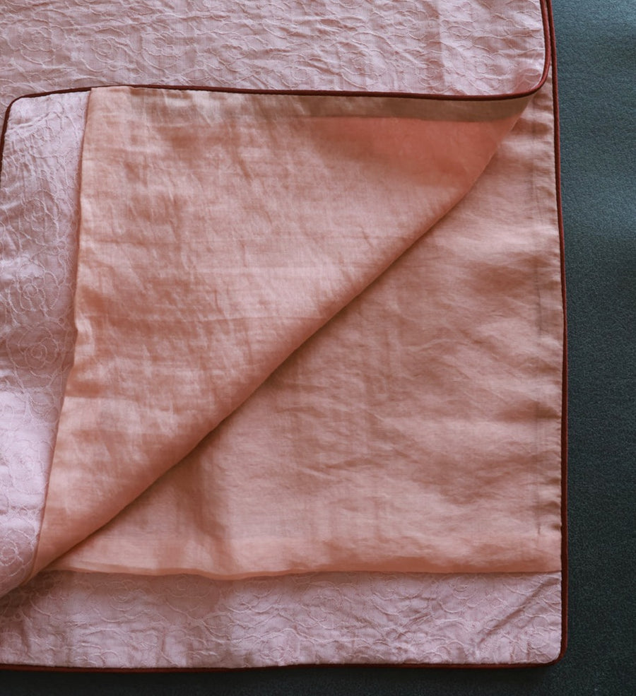 Ying Tao 樱桃 Cherry Pink 1930s Flower Knot Short Sleeve Qipao