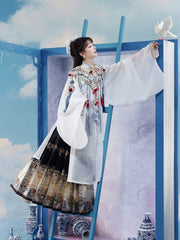 Junxin Lingyun 君心凌云 Reaching Clouds Modernized Ming Dynasty Cloud Collar Set
