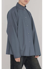 Yin Zhen 银针 Silver Needle Modernized Ming Men's & Unisex Liling Duijin Shan Standing Collar Top