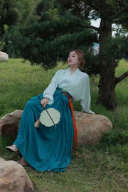 Caiqun 彩裙 Multi Color Basics Baidiequn Skirt