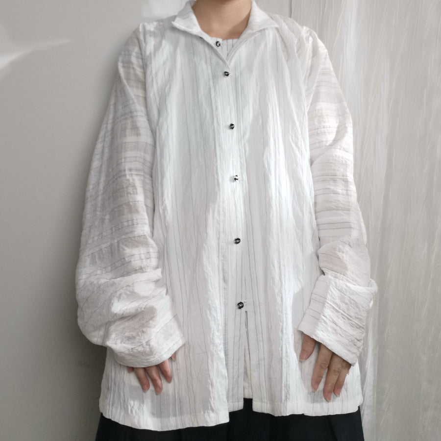 Old Wine 古酒 Modernized Ming Dynasty Men's Liling Duijin Shan Daily Standing Collar Top