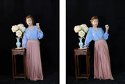 Caiqun 彩裙 Multi Color Basics Baidiequn Skirt