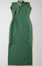 Tuotuo 妥妥 1940s Deer Imprint Summer Cap Sleeve Qipao