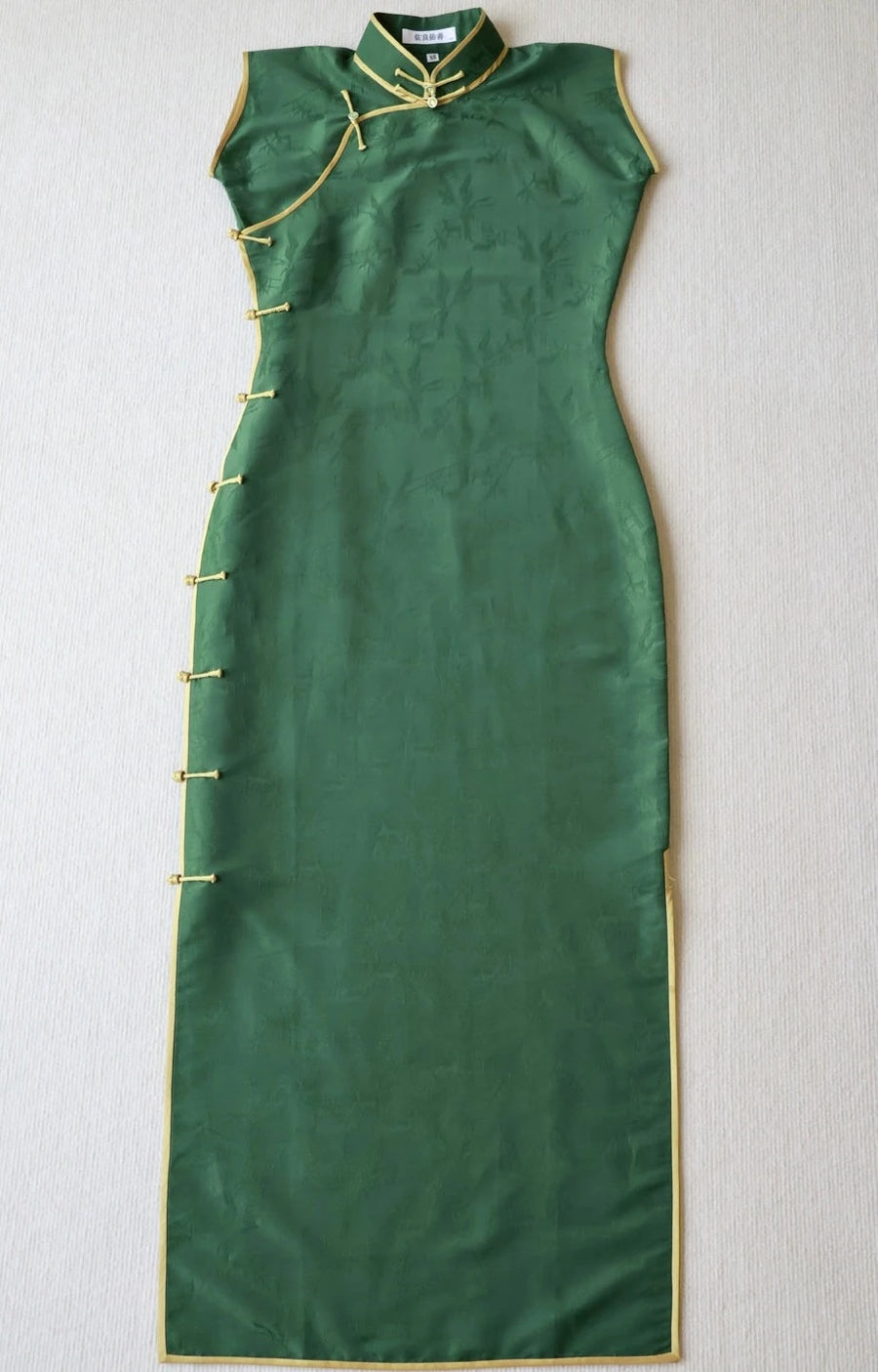 Tuotuo 妥妥 1940s Deer Imprint Summer Cap Sleeve Qipao