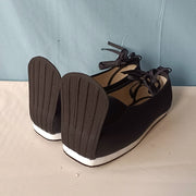 Mu Tan 木炭 Charcoal Song Ming Men's Qiaotou Raised Head Square Shoes