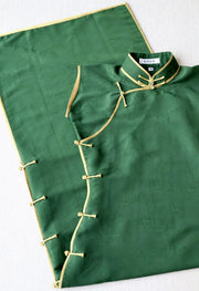 Tuotuo 妥妥 1940s Deer Imprint Summer Cap Sleeve Qipao