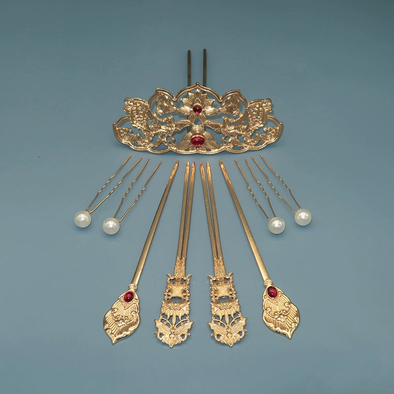 Tang Feng 唐风 Golden Age Tang Dynasty 30pc Hair Pin Set