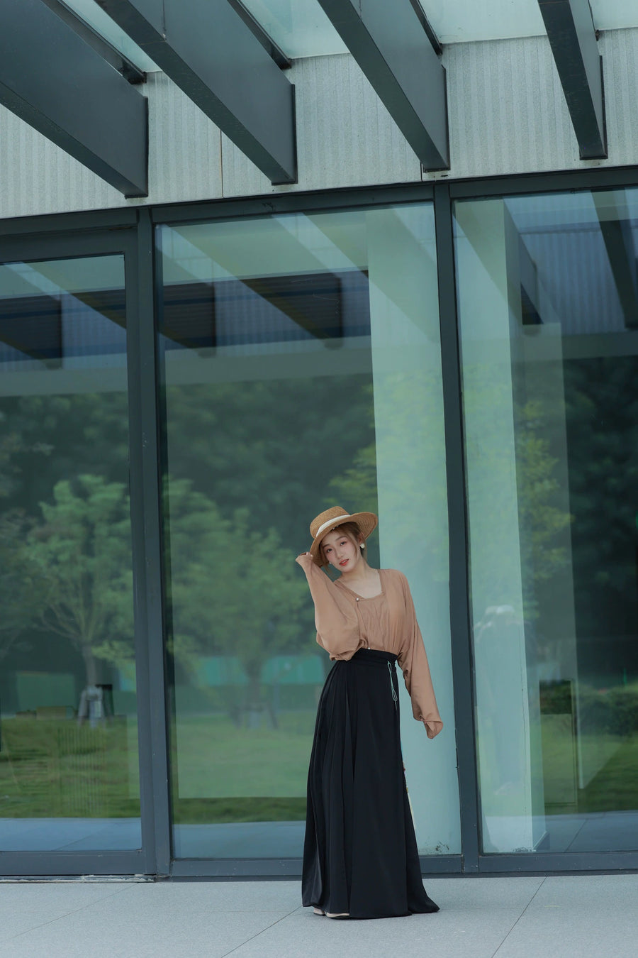 Caiqun 彩裙 Multi Color Basics Baidiequn Skirt