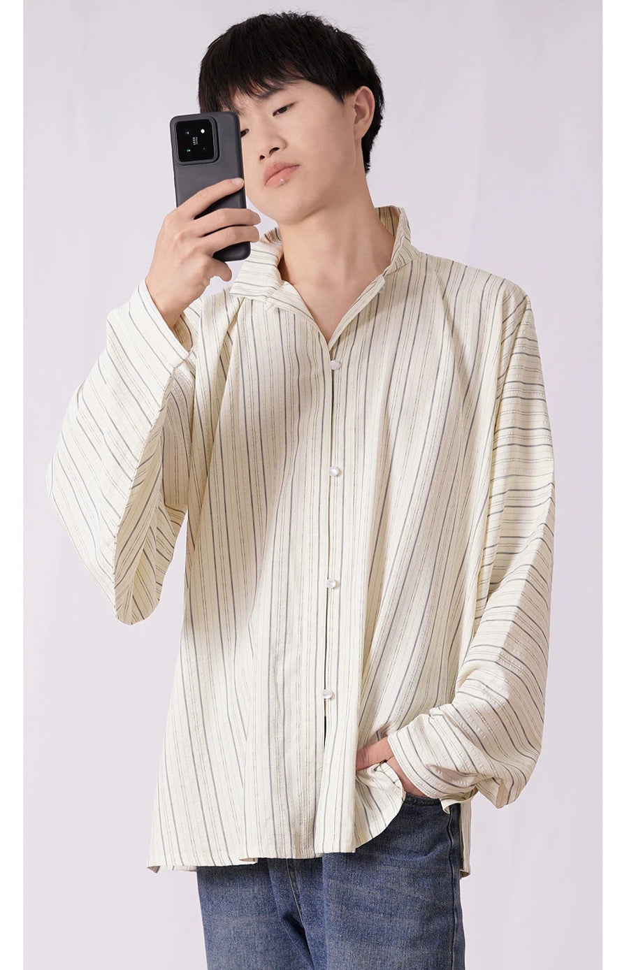 Jiang Cha 姜茶 Ginger Tea Modernized Ming Men's Liling Duijin Shan Standing Collar Top