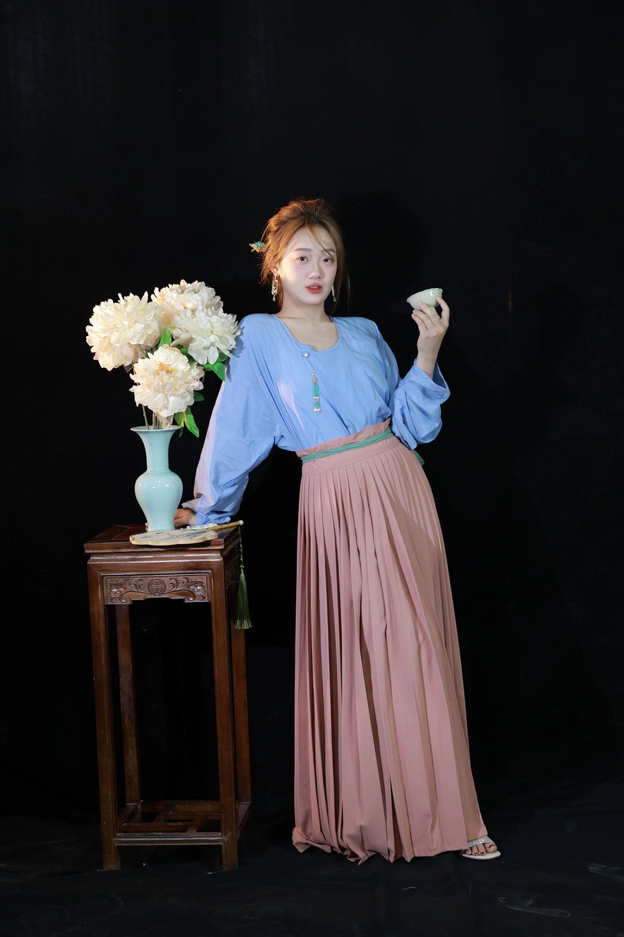 Caiqun 彩裙 Multi Color Basics Baidiequn Skirt