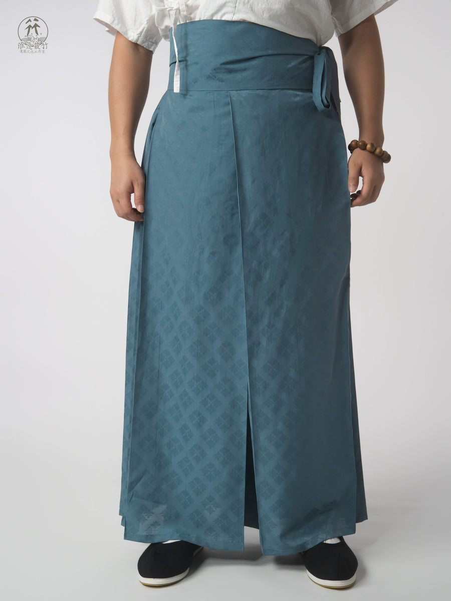 Kuo Tui 阔腿 Wide Leg Men's Song Dynasty Hedangku Open-Crotch Pants