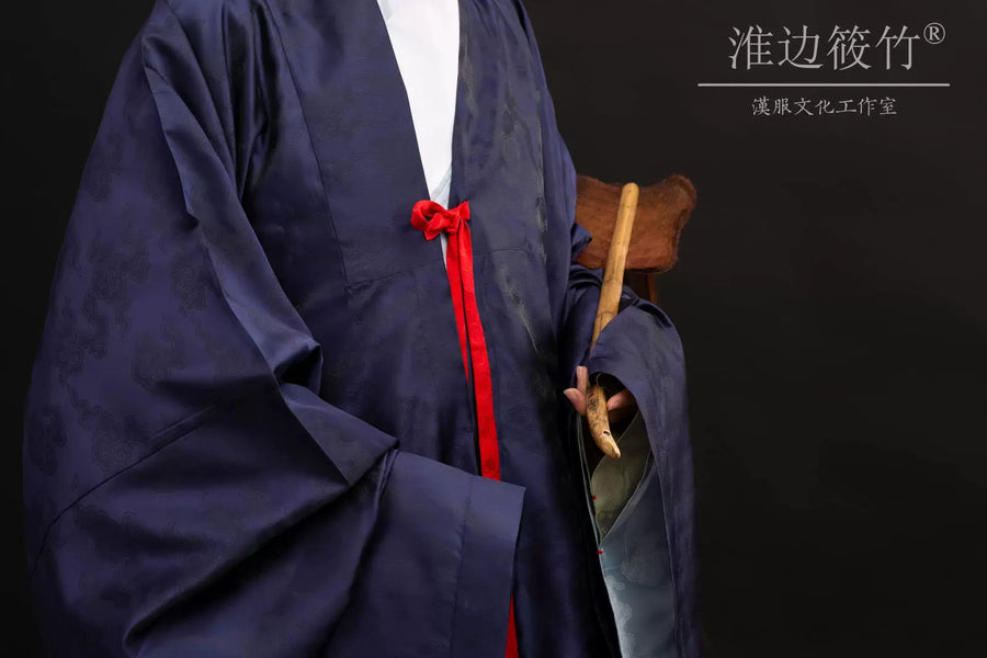 Mo Lan 墨蓝 Ink Blue Ming Dynasty Men's Restoration Pifeng