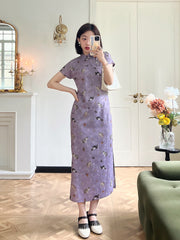 Limao Xidie 狸猫戏蝶 Kitty & Butterfly Modernized Qipao