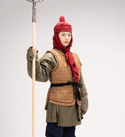 Wokou Tujuan 倭寇图卷 Scroll of the Ming Army Soldier's Cotton & Linen Restored Headscarf