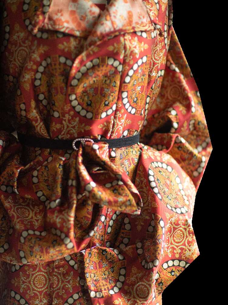 Mogao 莫高 Tang Dynasty Unisex Mandala Brocade Yuanlingpao Robe