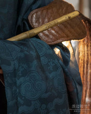 Mo Lan 墨蓝 Ink Blue Ming Dynasty Men's Restoration Pifeng