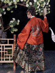 Silk Dreams 绸梦如愿 Ming Dynasty Plus Size Fanling Ao Jacket Mamian Skirt Aoqun Set