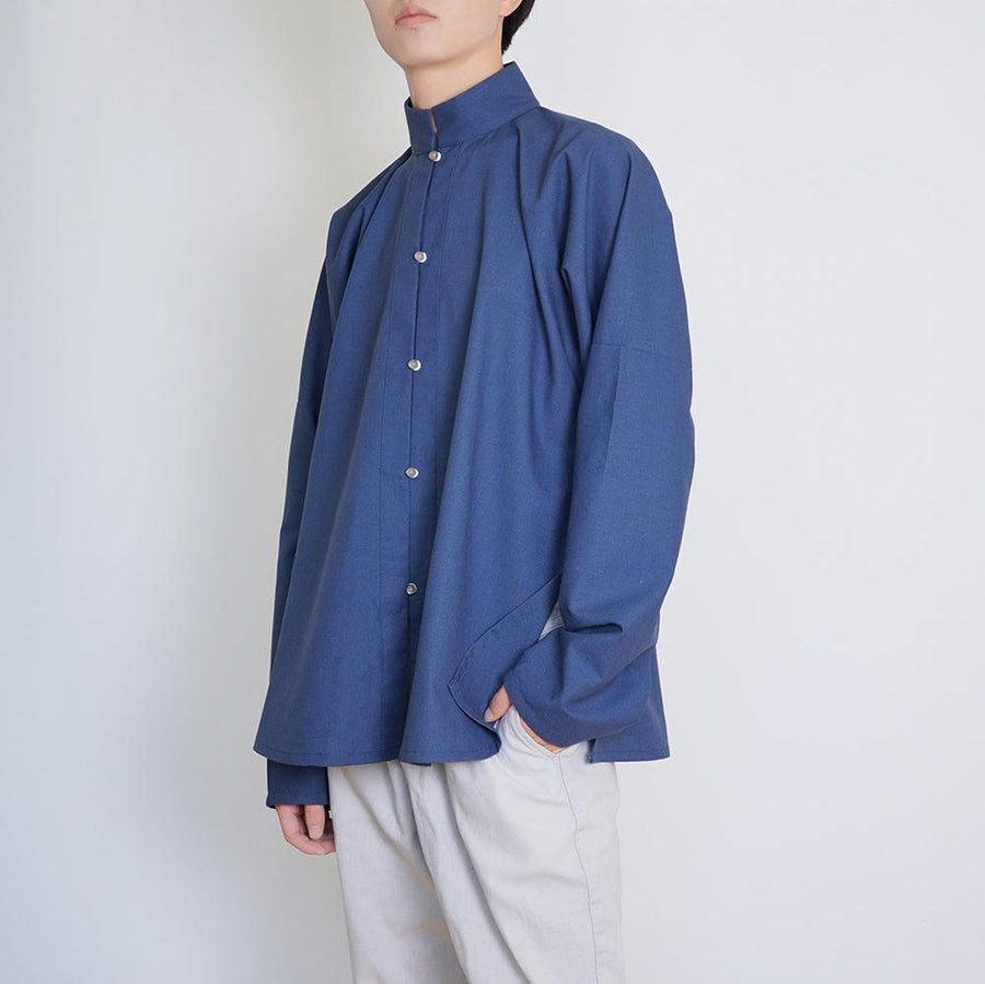 Yin Zhen 银针 Silver Needle Modernized Ming Men's & Unisex Liling Duijin Shan Standing Collar Top
