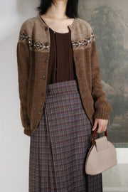 Jia Ri 假日 Holiday Plaid Modernized Ming Midi Mamian Skirt