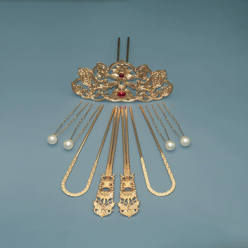 Tang Feng 唐风 Golden Age Tang Dynasty 30pc Hair Pin Set