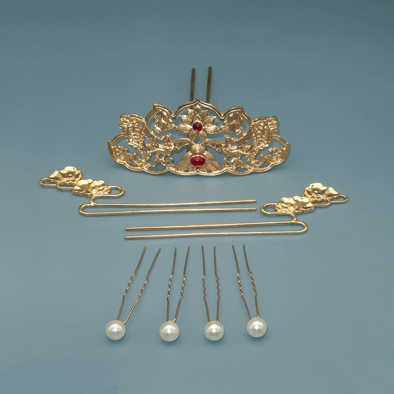 Tang Feng 唐风 Golden Age Tang Dynasty 30pc Hair Pin Set