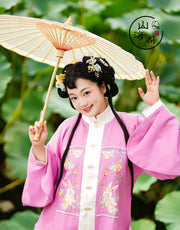Lei Si 蕾丝 Lacy Bunny Ming Dynasty Plus Size Liling Pipa Sleeve Mamian Aoqun Set