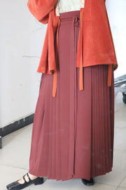 Zitan 紫檀 Rosewood Ming Dynasty Solid Color Everyday Mamian Qun Horse Face Skirt