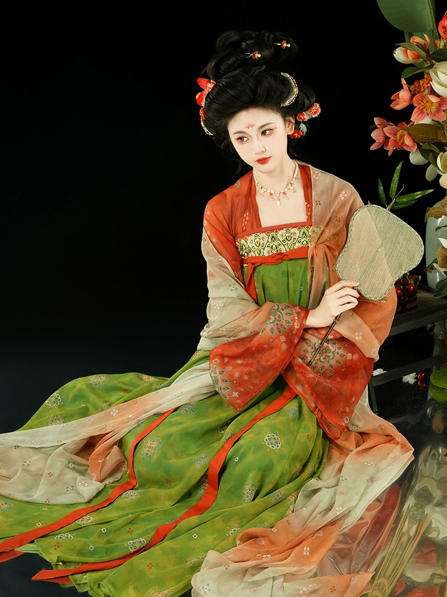 Ni Shang 霓裳 Tang Dynasty Embroidered Restoration Qixiong Ruqun Set