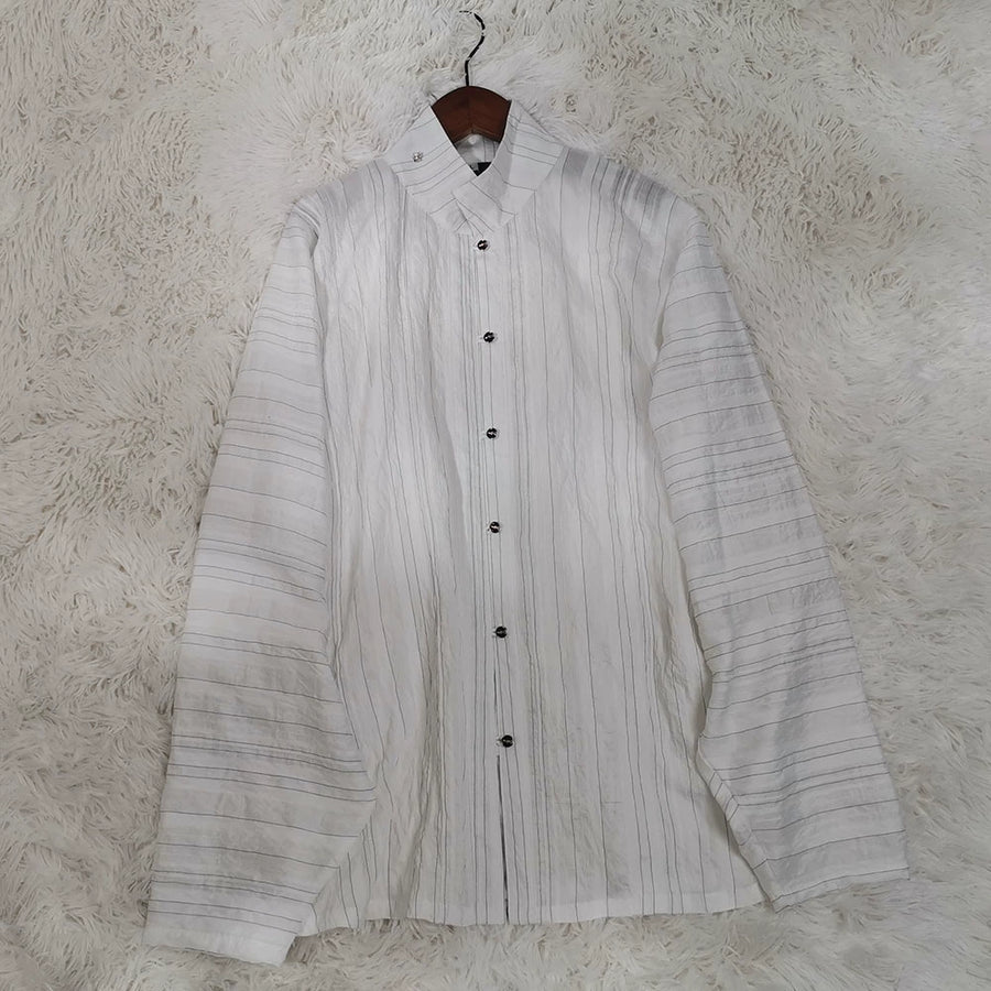 Old Wine 古酒 Modernized Ming Dynasty Men's Liling Duijin Shan Daily Standing Collar Top