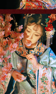 Guiying 桂影 Osmanthus Qing Han Round Collar Shirt Set