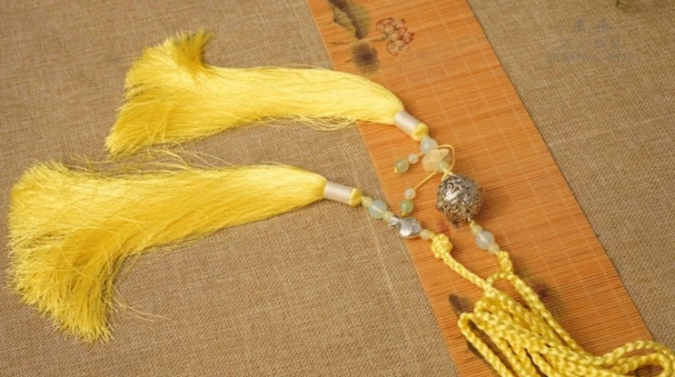 Yufu 渔夫 Fisherman's Tassel Belt Unisex Hanfu Accessory