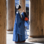 Mo Lan 墨蓝 Ink Blue Ming Dynasty Men's Restoration Pifeng