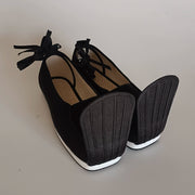 Mu Tan 木炭 Charcoal Song Ming Men's Qiaotou Raised Head Square Shoes