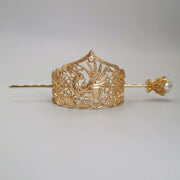 Shiying Gong 石英宫 Quartz Palace Unisex Crown & Pin